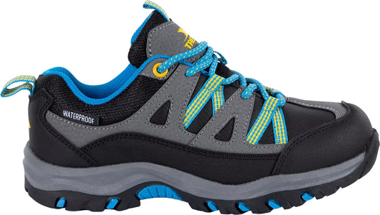 Trespass Gillon II Waterproof Junior Walking Shoes - Black