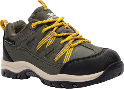 Trespass Gillon II Waterproof Junior Walking Shoes - Green