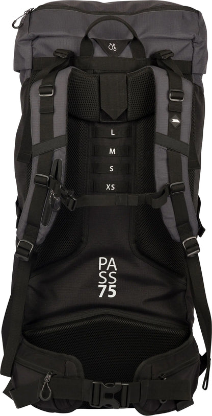Trespass Pass 75L Backpack - Black