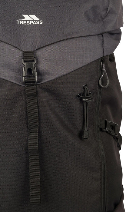 Trespass Pass 75L Backpack - Black