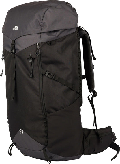 Trespass Pass 75L Backpack - Black
