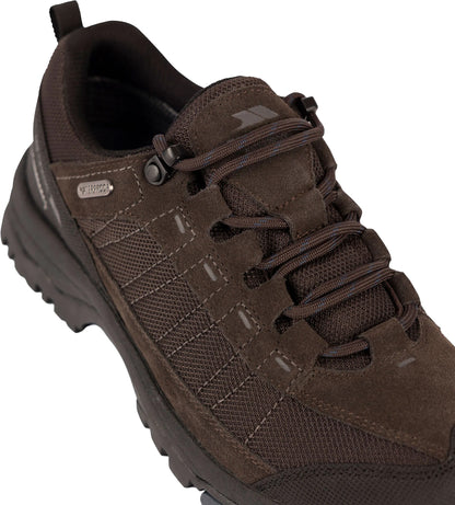 Trespass Scrap Waterproof Mens Walking Shoes - Brown