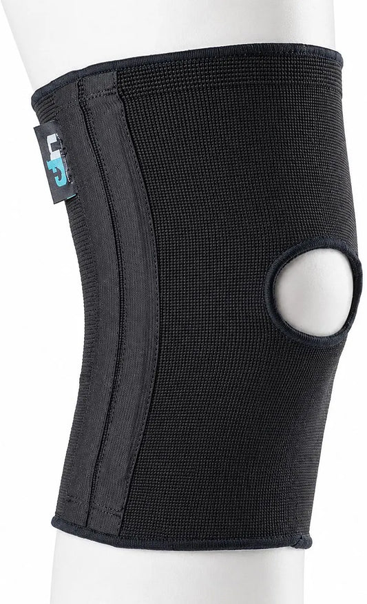 Ultimate Performance Elastic Knee Stabilizer with Springs - Black
