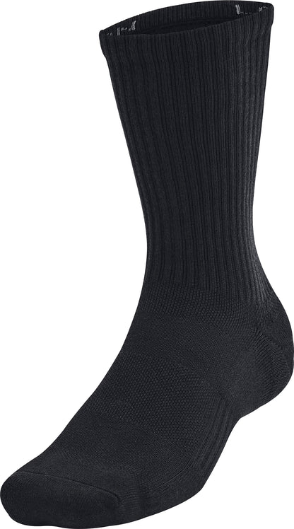 Under Armour Training Cotton (3 Pack) Crew Socks - Black