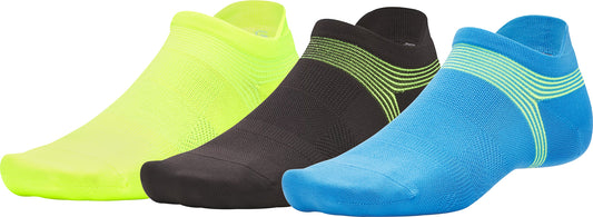 Under Armour ArmourDry Lite (3 Pack) No Show Tab Running Socks - Multi