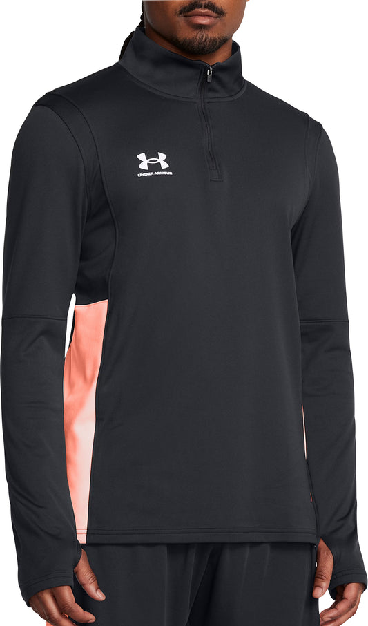 Under Armour Challenger Half Zip Long Sleeve Mens Running Top - Black