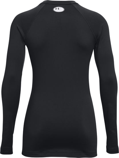 Under Armour ColdGear Authentics Long Sleeve Womens Running Top - Black