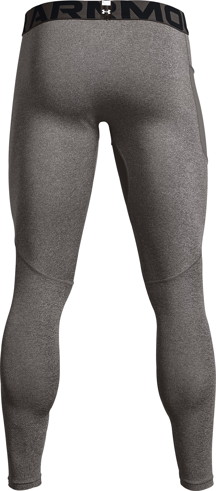 Under Armour ColdGear Compression Mens Long Running Tights Grey