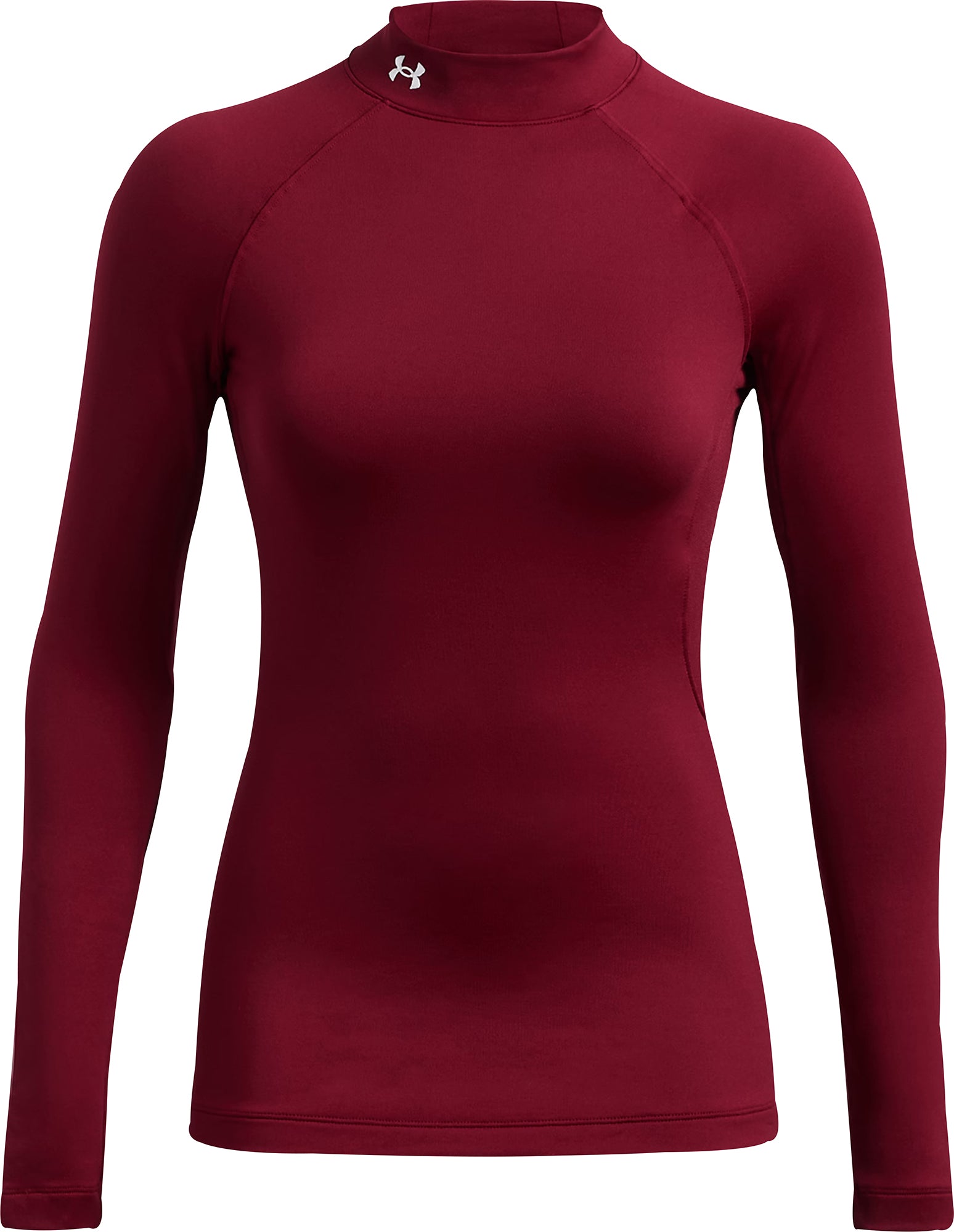 Under Armour ColdGear Mock Neck Long Sleeve Womens Running Top