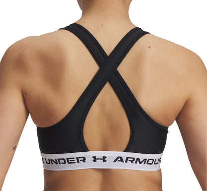 Under Armour Crossback Mid Womens Sports Bra - Black