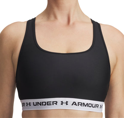 Under Armour Crossback Mid Womens Sports Bra - Black