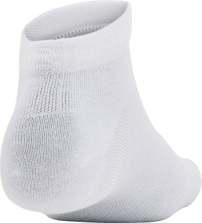 Under Armour Essentials (3 Pack) Low Socks - White