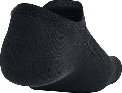 Under Armour Essentials (3 Pack) Ultra Low Tab Socks - Black