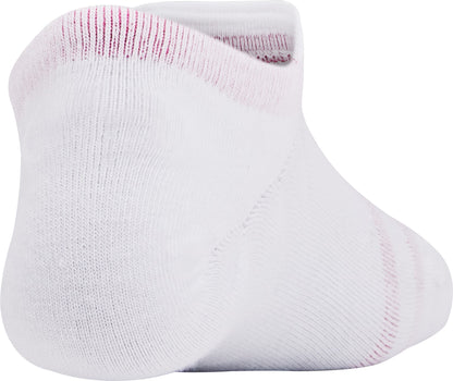 Under Armour Essentials (3 Pack) Ultra Low Tab Socks - White