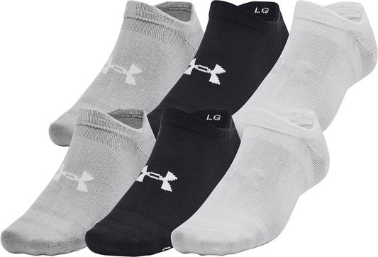 Under Armour Essentials (6 Pack) No Show Socks - Multi