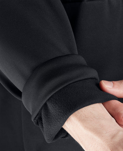 Under Armour Fleece Half Zip Mens Running Jacket - Black