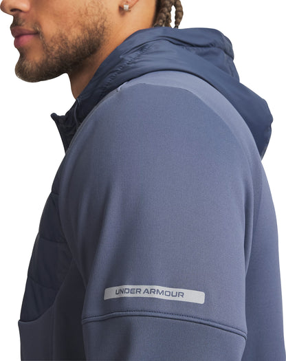 Under Armour Fleece Pro Ultilty Mens Running Jacket - Grey