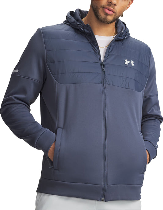Under Armour Fleece Pro Ultilty Mens Running Jacket - Grey