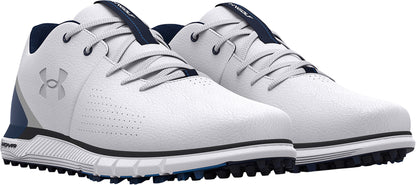 Under Armour HOVR Fade 2 Spikeless WIDE FIT Mens Golf Shoes - White