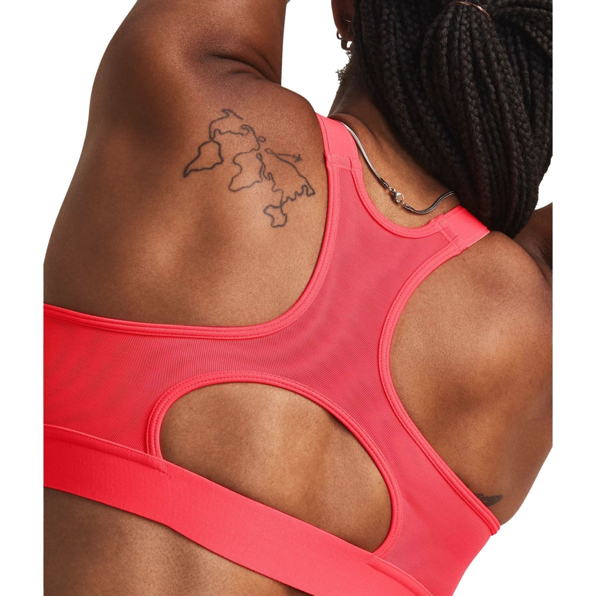 Under Armour HeatGear Armour High Womens Sports Bra - Red – Start Fitness