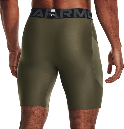 Under Armour HeatGear Mens Short Compression Tights - Green