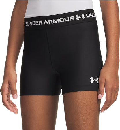 Under Armour HeatGear Junior Short Running Tights - Black