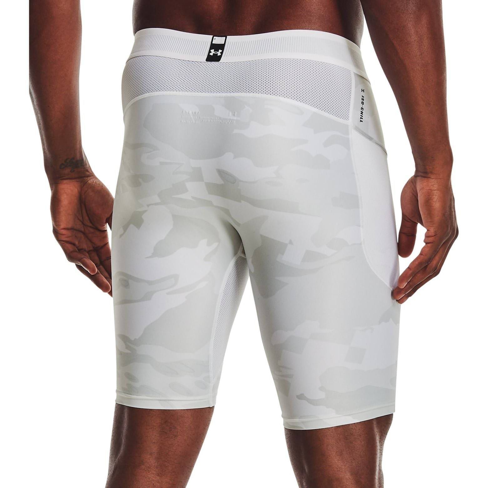 Under Armour Iso-Chill Mens Short Compression Tights - White – Start Fitness