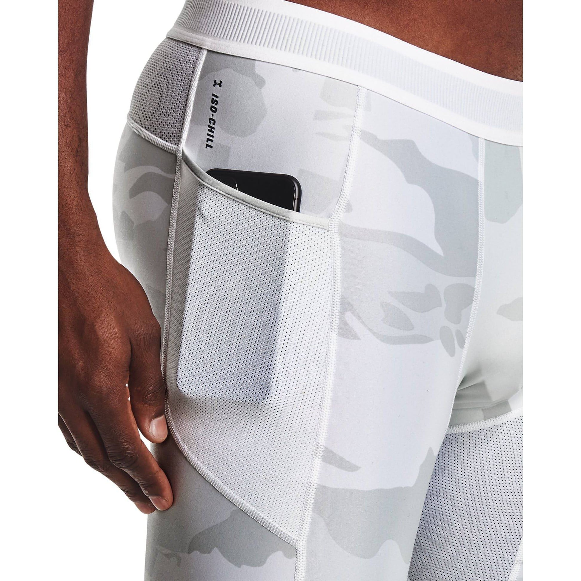 Under Armour Iso-Chill Mens Short Compression Tights - White – Start Fitness