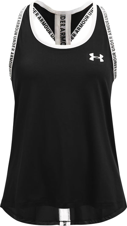 Under Armour Knockout Junior Running Vest Tank Top - Black
