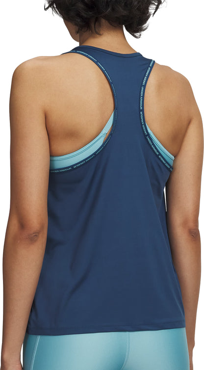 Under Armour Tech Knockout Womens Training Vest Tank Top - Blue