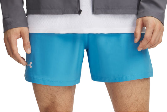 Under Armour Launch 5 Inch Mens Running Shorts - Blue