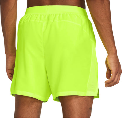 Under Armour Launch 5 Inch Mens Running Shorts - Yellow