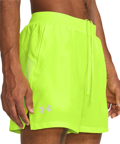 Under Armour Launch 5 Inch Mens Running Shorts - Yellow