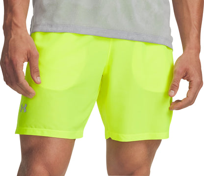 Under Armour Launch 7 Inch Mens Running Shorts - Yellow