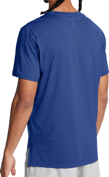 Under Armour Launch Elite Graphic Short Sleeve Mens Running Top - Blue