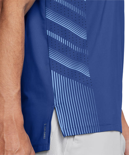 Under Armour Launch Elite Graphic Short Sleeve Mens Running Top - Blue