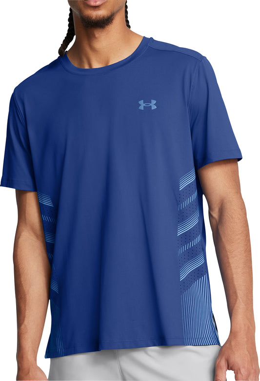 Under Armour Launch Elite Graphic Short Sleeve Mens Running Top - Blue
