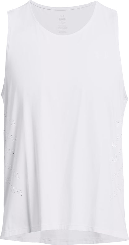 Under Armour Launch Elite Mens Running Vest - White