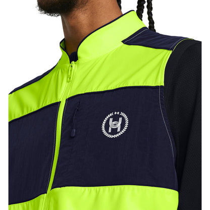 Under Armour Launch Mens Running Gilet - Yellow