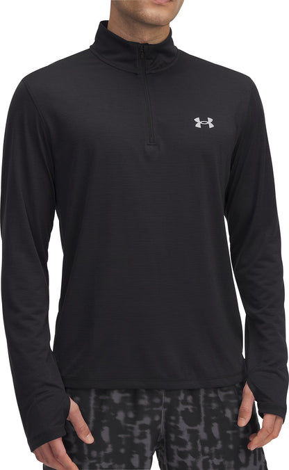 Under Armour Launch Half Zip Long Sleeve Mens Running Top - Black