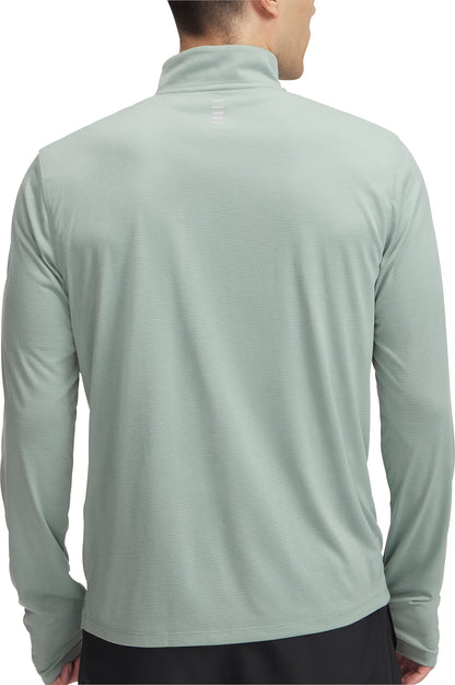 Under Armour Launch Half Zip Long Sleeve Mens Running Top - Green