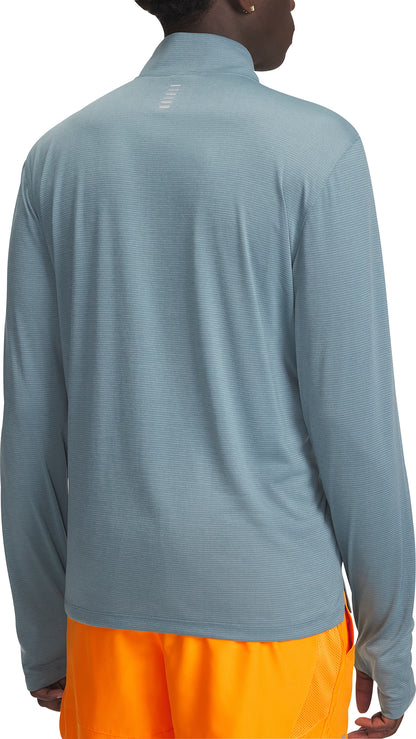 Under Armour Launch Half Zip Long Sleeve Mens Running Top - Blue