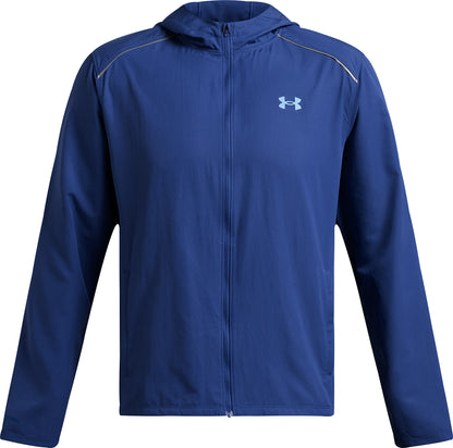 Under Armour Launch Hooded Mens Running Jacket - Blue