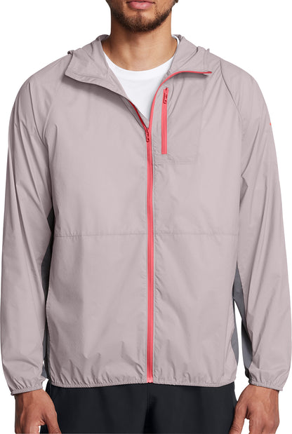 Under Armour Launch Lightweight Mens Running Jacket - Grey