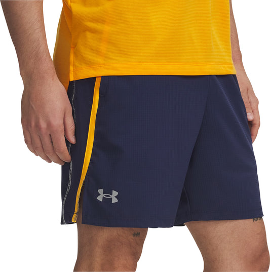 Under Armour Launch Reflective Mens Running Shorts - Blue