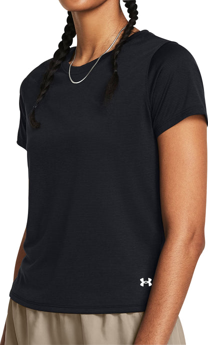 Under Armour Launch Short Sleeve Womens Running Top - Black