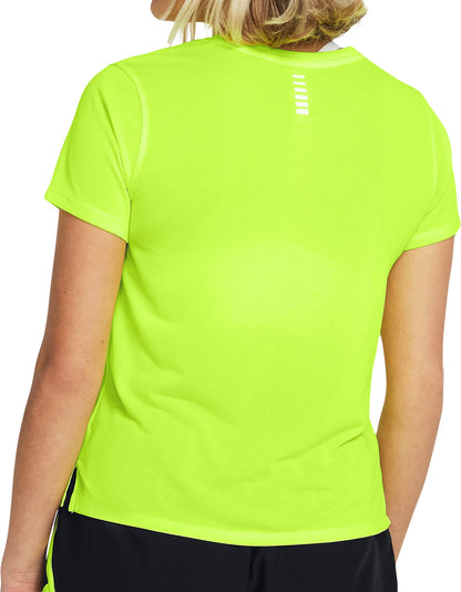 Under Armour Launch Short Sleeve Womens Running Top - Yellow