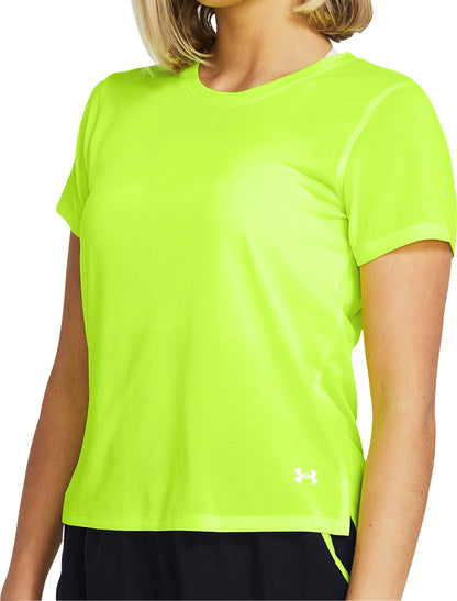 Under Armour Launch Short Sleeve Womens Running Top - Yellow