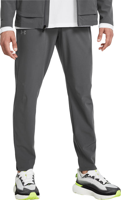 Under Armour Launch Mens Running Track Pants - Grey