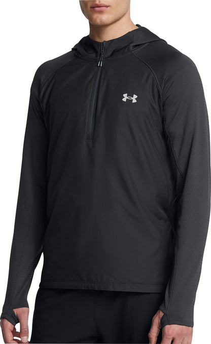 Under Armour Launch Trail Half Zip Long Sleeve Mens Running Top - Grey